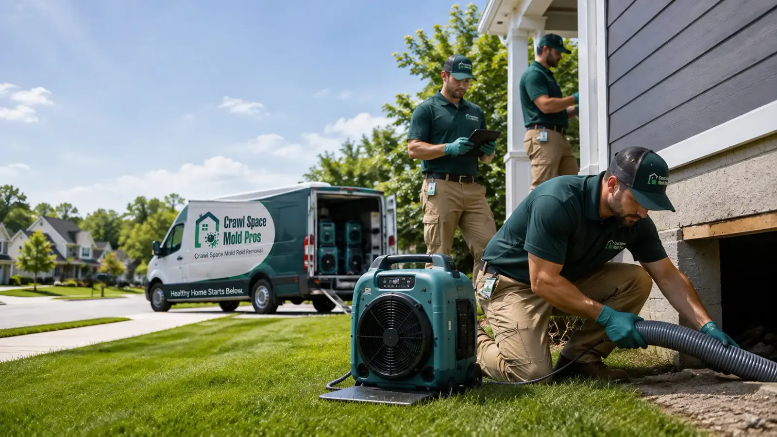 Crawl Space Mold Removal in Silverado, CA